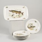 1745 4100 Fisktallrikar